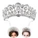 wedding crown tiara rhinestone bridal crown headband for the bride with side comb