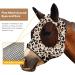 Harrison Howard Extra-Full UV Protection Fly Mask - Breathable Stretchable Leopard Pattern for Full Visibility & Ventilation - Buy Online on SooperMarket.com