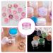 Accmor 100pcs 3g Empty Sample Containers with Lids - Cosmetic Jars + 5 Mini Spatulas - Buy Online on SooperMarket.com