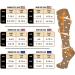 Actinput Compression Stockings for Men & Women - 4 Pairs of Colorful Support Socks for Sports Travel Running and Nursing | Size S-M - Buy Online on SooperMarket.com