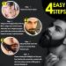 Real Beard Pen - Natural Waterproof Beard Filler & Color Pencil | Long-Lasting Sweatproof Brush for Beard & Eyebrow Definition - Black - Buy Online on SooperMarket.com