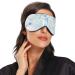 Adjustable Light Blocking Eye Mask for Deep Sleep - Haskirky Adult Men and Women - Ideal for Travel, Yoga, Meditation - Cartoon Seashell Design - Buy Online on SooperMarket.com