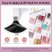 Purple Nail Polish 2 in 1 Quick Dry & Long Lasting Nail Varnish Water Based Breathable Natural Nail Polish No Need Baking Pearl Nail Polish Nail Paint for DIY Nail Art Violet - Buy Online on SooperMarket.com