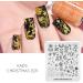 Christmas Nail Art Stamping Plate - Festive Elk, Snowman, Bell, Balloon & Tree Design Tool (CH019) - Buy Online on SooperMarket.com