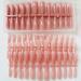 240pc Soft Gel Ballerina Coffin False Nails Set - Full Cover Colored Acrylic Nail Tips for Manicure Decor - Buy Online on SooperMarket.com