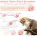 Baytion Interactive Cat Toy Ball with LED Light - USB Rechargeable (Pink) - Buy Online on SooperMarket.com