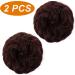 JJstar 2PCS Messy Bun Curly Fake Hair Donut Tousled Updo Synthetic Fiber Scrunchies (Black Cherry) - Buy Online on SooperMarket.com