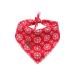 lionet paws Dog Bandana Headscarves Dog Scarf Triangle Scarf Snow LL (Pack of 1) Snow