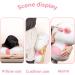 Mewaii Soft Strawberry Cow Mushroom Pillow Stuffed Animal Plushie Toy - 8 Inch White Cow Plush - Buy Online on SooperMarket.com