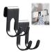 Razor holder Razor Razor Stand Self -adhesive shower laying hooks towel hook Utility Storing hooks hook hook for bathroom kitchen organizer for towel Luffa (black*2)