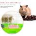 POPETPOP pet bowl food guinea pig hamster feeder chinchilla bowl hamster saucer kitten bowls heart shaped hamster water bowl hamster supplies small cat bowl chipmunk squirrel ceramics 8x7cm Pink - Buy Online on SooperMarket.com
