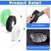 Ningyer 3 Rolls Ice Hockey Tape - Non-Slip Handle Grip for Hockey Tennis & Badminton Rackets (2.5cm x 25m) - Black/White/Green - Buy Online on SooperMarket.com