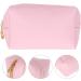 Cabilock 2-Pack Cosmetic Makeup Bags - Stylish Travel PU Bags for Women - Pink 17x10.5x6cm - Buy Online on SooperMarket.com