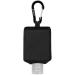 Hand Sanitizer Bottle Case Holder, Jollsung Travel Size Empty Bottle Refillable Containers for Soap, Lotion, and Liquids - 60ML/2 oz Flip Cap Reusable Bottles with Carabiner Carriers (Black) 2 Fl Oz (Pack of 1) Black