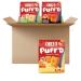 Cheez-It Puff'd Cheesy Baked Snacks, Puffed Snack Crackers, Bulk Kids Snacks, White Cheddar, 34.5oz Case (6 Bags) Variety Pack 5.75 Ounce (Pack of 3)