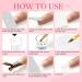 COSCELIA Dark Orange Acrylic Powder for Nails - 120g 3D Nail Extensions No Lamp Needed - Best for Long-Lasting Manicure - Buy Online on SooperMarket.com
