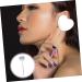 Beavorty 5pcs Eyelash Check Mirror - Stainless Steel Handheld Mirror for Lash Tech Supplies and Extension, Beauty Salon Tool - Buy Online on SooperMarket.com