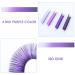 Ombre Purple Colored Eyelash Extensions 14mm D Curl Easy Fan 0.07mm | Gradient Colored Lashes for Volume | Self Shadow Premade Lash - Buy Online on SooperMarket.com