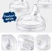 Variable Flow Silicone Baby Bottle Nipples - Set of 4 | Wide-Neck Design, Fits 7cm Diameter Bottles | Ideal for Babies Over 6 Months | Duckbill Cross Shape - Buy Online on SooperMarket.com