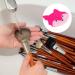 KALLORY Silicone Makeup Applicator & Brush Cleaner Pad - Fox Shaped Cosmetic Scrubber Tool for Effortless Makeup Brush Cleaning - Buy Online on SooperMarket.com