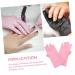 Mikinona UV NAIL GLOVES 1 Pair Nail Gloves Protective Gloves Nail Art Uv Gloves Nails Gel Nail Uv Gloves Gel for Nails Nail Fingerless Mittens Spandex Nail Polish Sun Protection Pink - Buy Online on SooperMarket.com