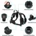 Joytale Large Dog Harness - Reflective Soft Padded Adjustable Breast Harness for Safe Control - Breathable & Comfortable - Gray (1 Pack) - Buy Online on SooperMarket.com