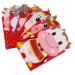 MAGICLULU 72 Pcs Ox Zodiac Red Packet Hong Bao Wedding Chinese New Year Red Packet Spring Festival Money New Year Red Envelopes Wallets for Mini Gifts Child 250g Copper Paper Asia Christmas