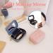 Female Travel Lipstick Case with Mirror - Pink Leather Makeup Bag for Women's Toiletries, Daily Touch-ups & Cosmetic Storage - Buy Online on SooperMarket.com
