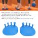 2pcs Large Friction Toe Separator Spacers | Meniscus Soles Dot Grid Design | Portable Body Corrector for Home - Buy Online on SooperMarket.com