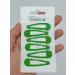 6 PCS Green Metal Snap Hair Clips 5CM Long - Hair Grip Pins - Buy Online on SooperMarket.com