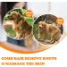 Grooming Brush for Dog & Cat 2 in 1 Dog Pin Brush and Bristle Soft Brush Dogs Comb and Brush for Cleaning Loose Fur & Dirt Msuitable for Long and Short-haired Dogs or Cats - Buy Online on SooperMarket.com
