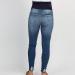 Spritumn-Home Maternity Jeans for UK Pregnant Women | Skinny Slim Fit Ripped Jeans Over The Bump | Vintage Stretch Denim Leggings | Solid Blue Maternity Trousers - Buy Online on SooperMarket.com