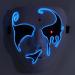 Topyond Halloween Light up Mask LED Light Face Cover EL Cold Light Emitting Up Scary Skull Face Cover for Party - Buy Online on SooperMarket.com