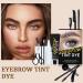 Reddhoon Eyebrow Tint Dye Kit Long Lasting Brow Dye Cream for Eyebrow Tinting Semi Permanent Eyebrow Dye Kit with Brush Makeup Tools for Professional and Beginner 02# Maroon - Buy Online on SooperMarket.com