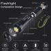 BengMxj Rechargeable LED Flashlight | 90000 Lumens XHP70 Tactical Flashlight with Zoom | 5 Modes | Waterproof for Emergencies, Camping, Hiking - Buy Online on SooperMarket.com
