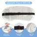 ASpaces Cooling Eye Mask with Reusable Gel Bead Packs - Pearl Gray - Buy Online on SooperMarket.com