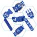 Heyu-Lotus 12-Pack Puppy Collars Paw Print Puppy Whelping Collars Quick Release Buckle Adjustable Leash Pet Safety Collars for Puppies and Cats (M) - Buy Online on SooperMarket.com