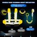 Toddler Safety Harness with Lock and Anti Lost Wrist Link, Reflective Tape Liner - Yellow Leash (6.5ft) - Buy Online on SooperMarket.com