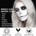 BOBISUKA White Face Paint - Blendable Clown Makeup for Halloween Cosplay & Theater | Skull Joker Vampire & More - Buy Online on SooperMarket.com