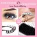 Heracks 14 Pairs D Curl Russian Cat-Eye Lashes | 10-20 MM Fox Eyelashes | Wispy False Eyelashes with Clear Band - Buy Online on SooperMarket.com
