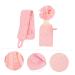 Housoutil 3 Sets Bath Sponge Set - Exfoliating Towel & Shower Pouf for Deep Cleaning - Buy Bathing Accessories Online - Rayon Pink - Buy Online on SooperMarket.com