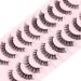 Parriparri Russian Strip Lashes - 10 Pairs Curly False D Curl Volume Lashes - Buy Online on SooperMarket.com