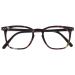 Opulize Bex Fern Glasses Largeal Large Large Designer Frame Feders hinges scratch -resistant brown tortoise men M64-2 -2.50 Matt brown tortoise with black arms -2.50 dioptries