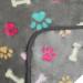 Super Soft Fluffy Fleece Pet Blanket Pack of 3 - Small Paw Design for Dogs, Puppies, and Cats - Buy Online on SooperMarket.com