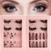 JSGHGDF Eyelashes Natural Look False Eyelashes Press on s Reusable Fake s with Glues for SET68 - Buy Online on SooperMarket.com