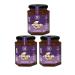 No Sugar Sugar fruit spread plum without sugar additive at least 80% fruit content with erythritus and stevia |Brot spread in the EU (260g) (3x260g)