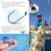 75PC Fishing Accessories Set | 40PC Steel Leaders Rubber Fish & Jig Heads for Freshwater & Saltwater | Ultimate Fishing Gear - Buy Online on SooperMarket.com
