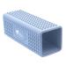 Soulhorse animal hair remover pinky silicone brush to remove animal hair fluff lint from dog horse cat & other pets on clothing carpet car bed sofa etc. (light blue glitter)