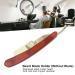 Professional Stainless Steel Manual Bartklingen Holder for Men | Hairdressing Bar Cutter Rack with Beech Handle - Buy Online on SooperMarket.com