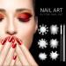 French Nail Trimmer Set with V Smile Line Cutter and Nail Brush - Stainless Steel Manicure Tools for DIY Nail Art (Silver) - Buy Online on SooperMarket.com